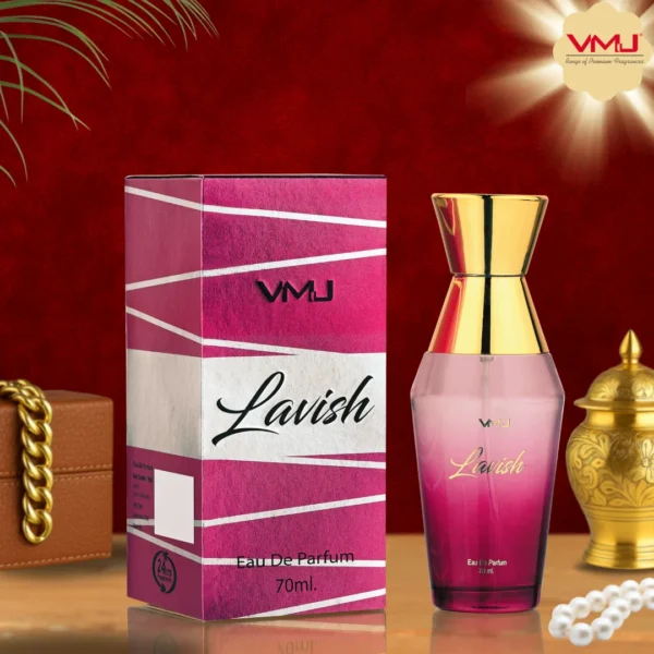 VMJ Lavish Pink by Viwa – Fruity Floral Perfume for Women | Romantic Long Lasting Scent with Strawberry, Jasmine & Rose | EDP – 70ml