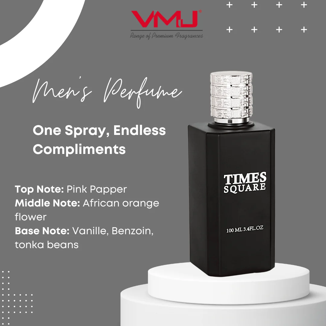 VMJ Times Square 100 Ml Blue Apparel Perfume Spray - Image 4