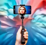 Q07 Bluetooth Integrated Selfie Stick, Foldable, Black - Image 4