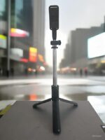 Q07 Bluetooth Integrated Selfie Stick, Foldable, Black - Image 3