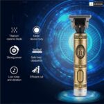 ARDAKI Beard Trimmer For Men, Professional Hair Clipper, Adjustable Blade Clipper and Shaver (Metal Body) - Image 2