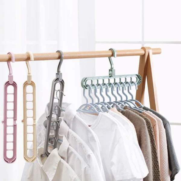 9 Hole Magic Cloth Hanger 5 pcs Set ( Each 20 )