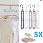 9 Hole Magic Cloth Hanger 5 pcs Set ( Each 20 ) - Image 4