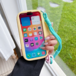Retro Camera Shape Stand Phone Case With Lanyard Strap 14 Pro Max - Image 3