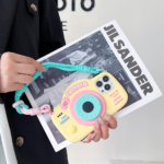 Retro Camera Shape Stand Phone Case With Lanyard Strap 14 Pro Max - Image 7