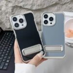 Electroplated Metal Kickstand TPU (Soft) Phone Case - Image 2