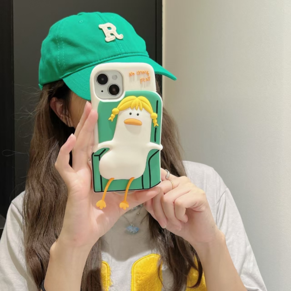 Soft Silicone Ducklings Phone Case