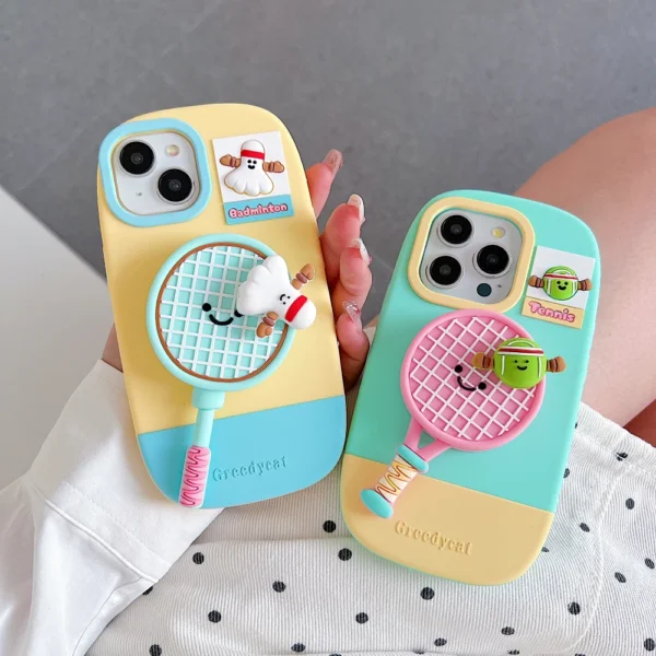 Unique Tennis Silicone Soft Phone Case | Mobile Cover