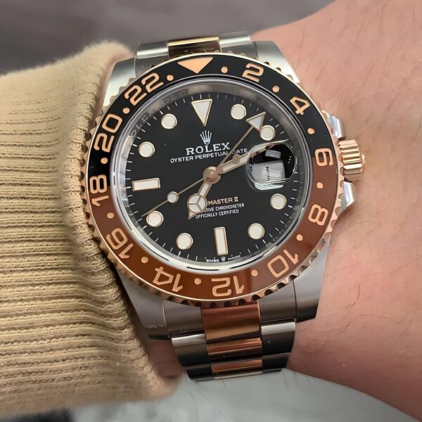 Rolex GMT Master 2, 2024 ever rose edition comes with New 3 Link Stainless Steel bracelet
