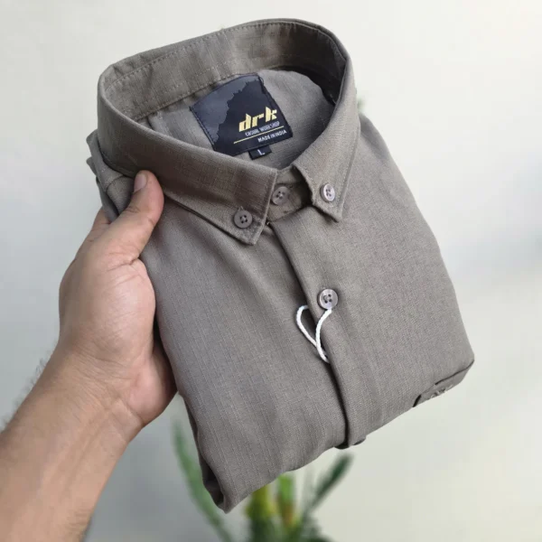 Old money style Plain Full sleeve lenin Shirts