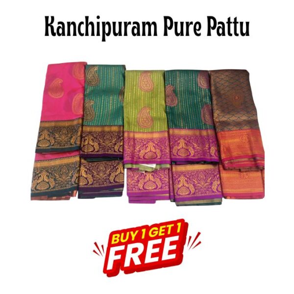 Kanchipuram Pure Pattu Saree