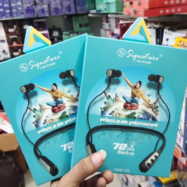 Signature Neckband ( 72 Hours Battery Backup ) 6 month warranty